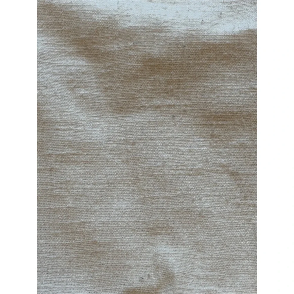 RH Restoration Hardware Textural Seed Stitch Cotton Pillow Cover Sham Euro Ivory